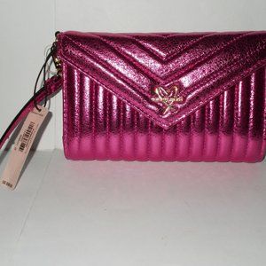 Victoria's Secret Tech Wallet Pink Metallic